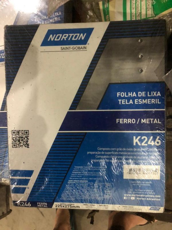 Kit com 25 lixas de ferro Norton
